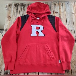 2000's NCAA Rutgers Scarlet Knights Nike hoodie  men's size Large